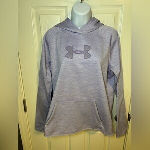 Under Armour purple Cold Gear hoodie-size large Approximate measurements
